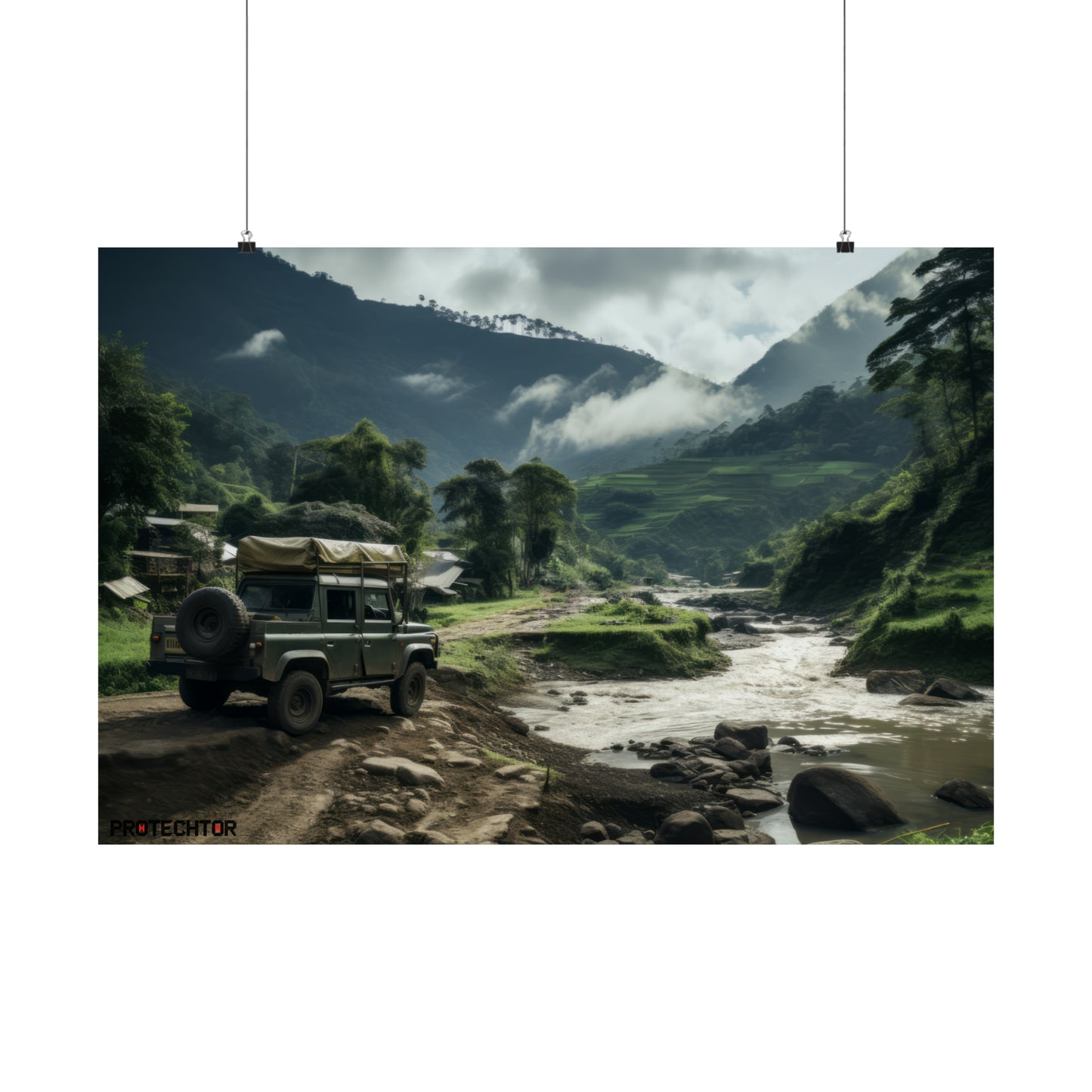 PROTECHTOR OVERLAND Matte Horizontal 36"X24" Posters